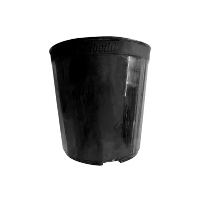 6.5 Inch Plastic Round Nursery Flower Pot for Garden (Pack-5 pcs)