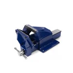 Hukums 6-Inch (150mm) All Steel Industrial Off-Centre Clamping Fabricated Bench Vice HOCBV150