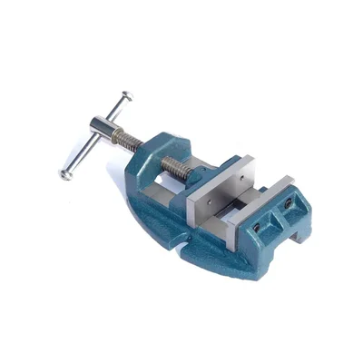 Hukums 6-Inch (150mm) Cast Iron Drill Press Machine V-Groove Bench Vice Clamp HDPV150