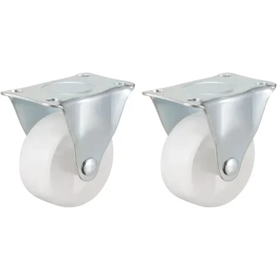 Premium Quality 150 x 50 mm 250 kg Load Per Wheel Capacity Revolving Fixed Type PU Caster Wheel(Pack-2 pcs)