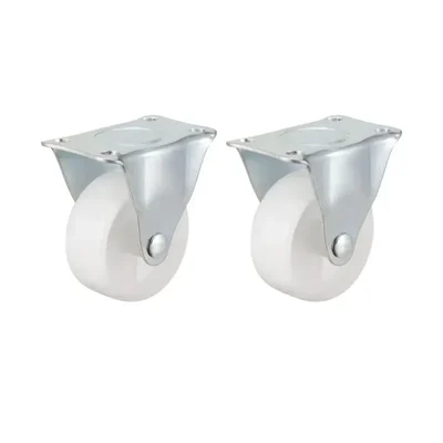 Premium Quality 150 x 50 mm 150 kg Load Per Wheel Capacity Revolving Fixed Type PU Caster Wheel(Pack-2 pcs)