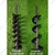 Heavy Duty 6 inch Double Spiral Drill Bit For Earth Auger/ Post Hole Digger Machine