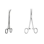 Forgesy 6 Inch Stainless Steel Artery Forceps Straight And Curved Lab Surgical Instrument