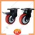 Prakash 6 Inch Heavy Duty 8 mm Thickness 2 Pcs Swivel & 2 pcs Safety Break Swivel Type Caster Wheel 