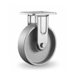 Heavy Duty 6 inch Fixed Type Double Ball Bearing Cast Iron caster Wheel