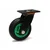 Heavy Duty 6 inch / 150 mm Swivel Type Double Ball Bearing Solid Rubber Green Caster Wheel