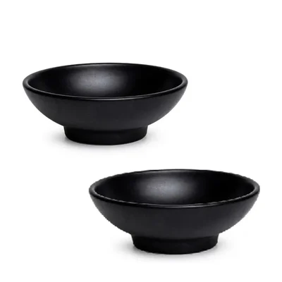 6 Inch Melamine Round Bowl (Pack of 2) | Premium Matt Finish Bowl Set