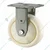 Heavy Duty 400 kg Load Capacity 2 pcs 6 inch (150 mm) Fixed Type PP Caster Wheel