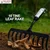 Global Nature Agro 10 Tine Garden Rake Without Handle, 10 Inch Blade, Metal Manual Rake For Home, Farming & Gardening