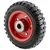 PROBECHO 6-Inch Heavy-Duty Solid Rubber Single Wheel with Double Bearings For Multipurpose Uses