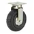 Heavy Duty 150 kg Load Capacity 6 inch (150 mm) Fixed Type Double Ball Bearing Solid Rubber Tyre Caster Wheel