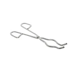 Cometek 6-Inch Grasp Hot Apparatus Polished Stainless Steel Bowed Jaws Flat Ends Crucible Tong