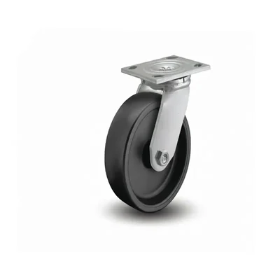 Heavy Duty 6 inch Swivel Type Double Ball Bearing Cast Iron Caster Wheel