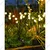 Solar Garden 6 LED Copper Wire Outdoor Flower Firefly Outdoor Lighting Mode Designed to Enhance Your Garden And Lawn