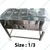 Premium 5 Pots 6 Litres Electric Operated 1/3 Bain Marie with Stand For Buffets, Canteens, Hotels, Catering