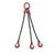 LIFT IT 4.2 To Capacity 8 mm 3 Leg Chain Sling With Hook, Masterlink & Chain Connectors (Size-2 Meter)