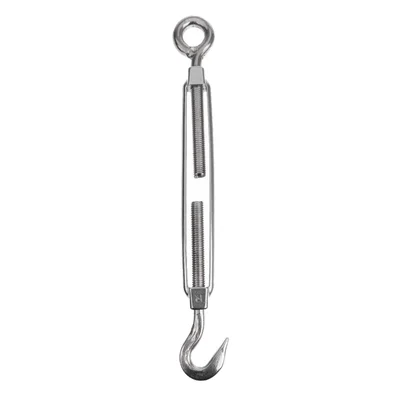 Premium Quality 6 mm Eye to Hook Commercial Stainless Steel Turnbuckle(Pack-1 pc)