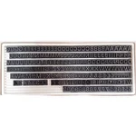 6 mm Flat Letter Set For Manual And Semi Automatic Stamping Machine