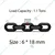 Heavy Duty 6x18 mm G80 Load Chain - Alloy Steel Chain for Industrial Hoists and Rigging Applications(Chain Length-3 meter)