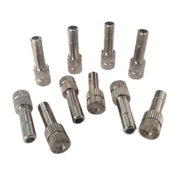 High Quality SS 6 mm Mist Nozzle for agriculture, lawn, garden and greenhouse (Pack of 10 Pcs)