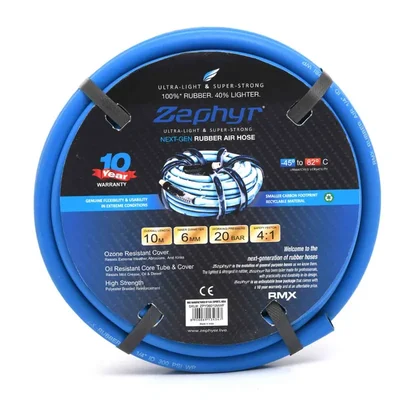 Zephyr 6mm Thick Air Hose Pipe, 10 mtr Long (ZA0610)
