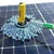 Motorized Solar Panel Dry Cleaning Brush with 6 mtr Pole with Battery By Zoomsolar