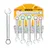 Ingco 6 Pcs Combination Spanner Set (HKSPA1068)