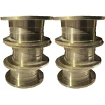 Premium Quality 6 Pcs Die Set (1/2 to 2 Inch) Only for Square Pipe Bending Machine (Steel & MS)