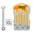 Ingco 8-17 mm 6 Pcs Ratchet Spanner Set (HKSPAR1062)