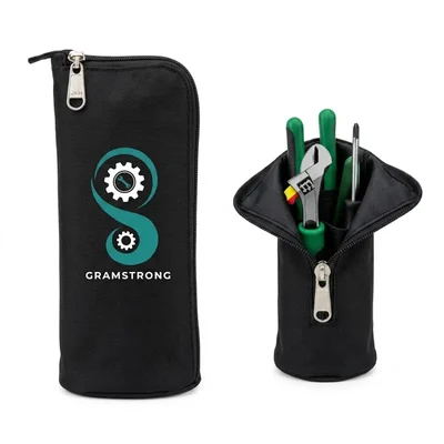 Gramstrong 6x4x9 Inch 6 Pockets Cylindrical Drum Tool Kit Pouch Organizer