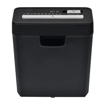 Premium Quality 6-Sheet Strip Cut Paper & Credit Card Shredder, 10 Liter Waste Basket Capacity