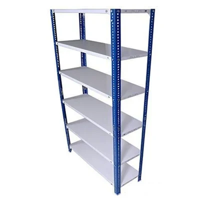ALIJA 6 Shelf 72 X 36 X 12 Inch ( 6 X 3 X 1 Ft.) Blue & Ivory 22 Gauge Multipurpose Storage Rack