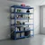 Alija 78 x 41 x 18 Inch 6 Shelves Blue Color Multipurpose Storage Rack (22 Gauge Shelves & 16 Gauge Angle)