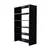 ALIJA Solid Metal Bookcase/Library/Book Shelf/Rack (72 x 35 x 15 Inch) with 6 Shelves (Black, Solid) With Accesories