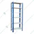 ALIJA 72 x 23 x 12 Inch 6 Shelves Multipurpose Storage Rack With Accessories (22 Gauge Shelves, 16 Gauge Angle)(Color-Blue & Ivory)