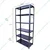 ALIJA 87 X 48 X 15 Inch 6 Shelves Multipurpose Storage Rack With Accessories (20 Gauge Shelves, 14Gauge Angle)(Color-Black)