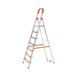 Houza Anti-Slip 7 Step Aluminium Foldable Ladder (HZ-AQUA-07-01)