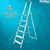TOTAL 6 Step Household Aluminum Ladder With 150 Kg Load Capacity (THLAD06061)