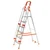 ProHome 6 Steps Foldable Aluminium Ladder With Hand Railing (LAD-WR-06) - 5 Year Warranty