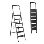 Blueboy 6 Steps Mild Steel 150 Kg Load Capacity Unbreackable Step Ladder