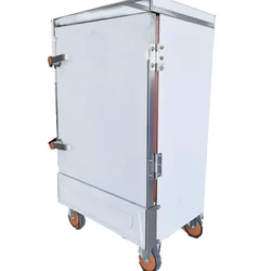 Big Electric Rice Cooker/Steamer Machine,  Stainless Steel with 6 Trays