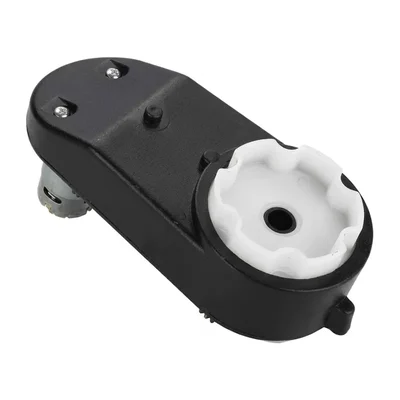 HUMSER 6V-12V High-Torque Gear Chamber Motor for Kids Electric Ride-On Cars & DIY Robotics - Durable Brushed PMDC Model
