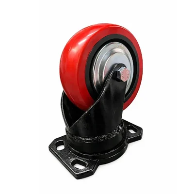 PERFECTO 6x2 Inch 250kg Load Capacity Industrial Trolley Swivel PU Castor Wheel