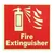Agni Shield 6" X 6" Night Glow Fire Extinguisher Acrylic Signage Sheet