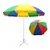 Heavy Duty 7ft Outdoor Folding Umbrella with 4 Leg Strong Base Stand