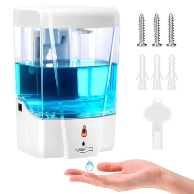 Made in India 700 ml Wall-Mounted Automatic Infrared Motion Sensor Non-Contact Liquid Soap Dispenser