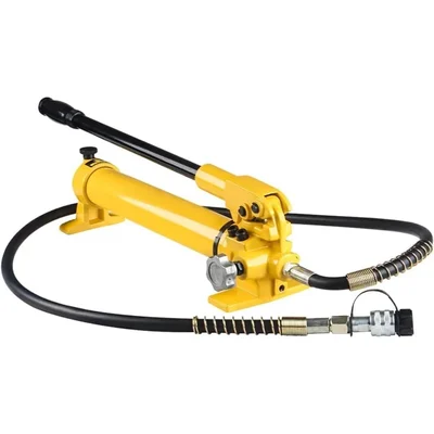 Nutronics High Pressure Two-Stage Portable Manual Single-Acting Hydraulic Hand Pump for Cylinder Jacks