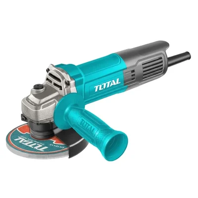TOTAL 710W 100mm Angle Grinder 12000rpm M10 Spindle Thread with Auxiliary Handle Color Box TG10710076