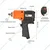 Hukums 1/2 Inch Twin Hammer Air Impact Wrench, 7500 RPM Speed & 720 Nm Max. Torque