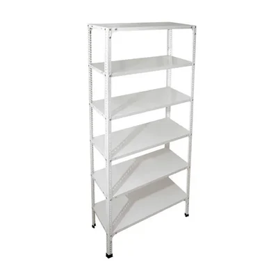 Alija 72 x 35 x 15 Inch 6 Shelves 30-50 kg Load Capacity Per Shelf Multipurpose Storage Rack (24 Gauge Shelves & 18 Gauge Angle)